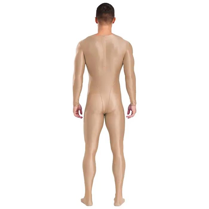 Combinaisons d'entraînement de Sport en forme de corps de Yoga pour hommes, collants lisses et brill