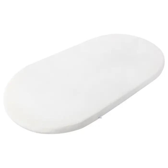 Matelas de berceau en mousse de coton biologique pour bébé avec doublure en feuille supplémentaire pour berceau panier allaitement sécurité douceur confort hypoallergénique