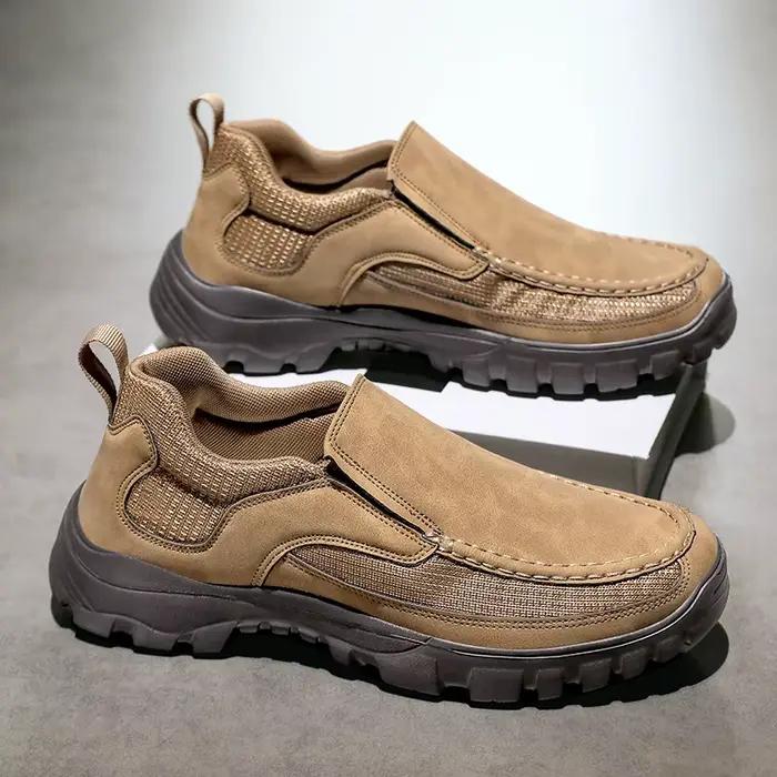 Chaussures décontractées pour hommes, style mocassins, simples, respirantes, confortables, pour le p