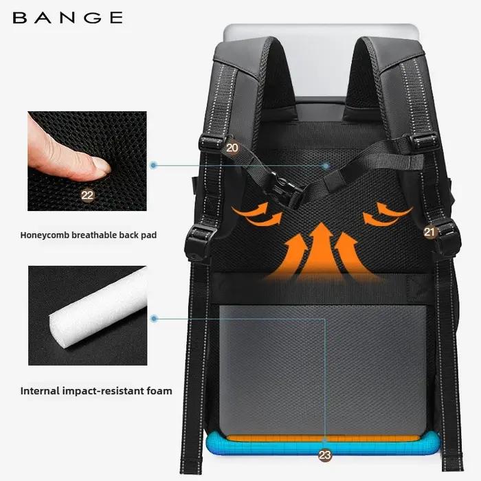 BANGE nouveauté continuer 40L extensible intégré pompe de Compression sous vide hommes étanche voyag