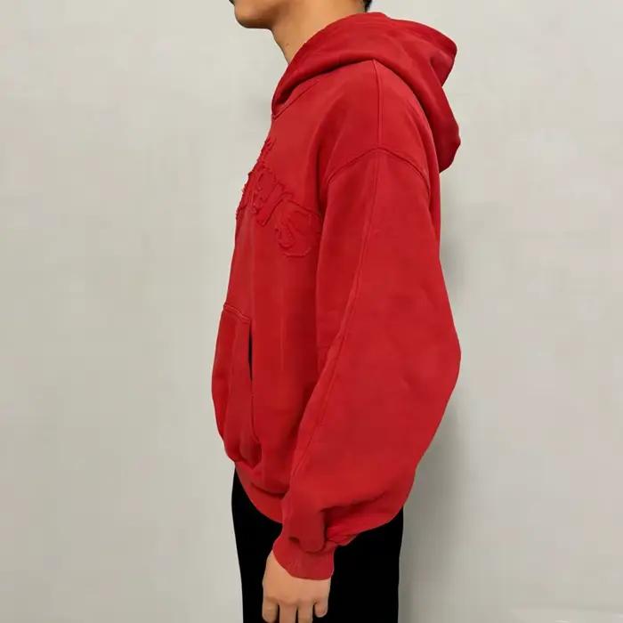 Sweat-shirt à capuche imprimé style américain pour hommes et femmes, décontracté, à manches longues,