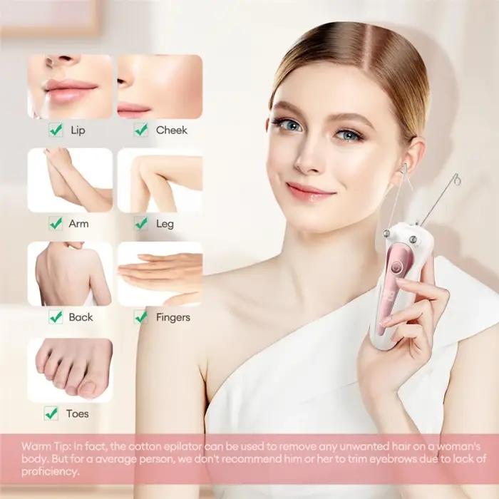 Mini Épilateur électrique Épilateur du visage Défenseur Femmes Épilateur de beauté Bras du corps Épi