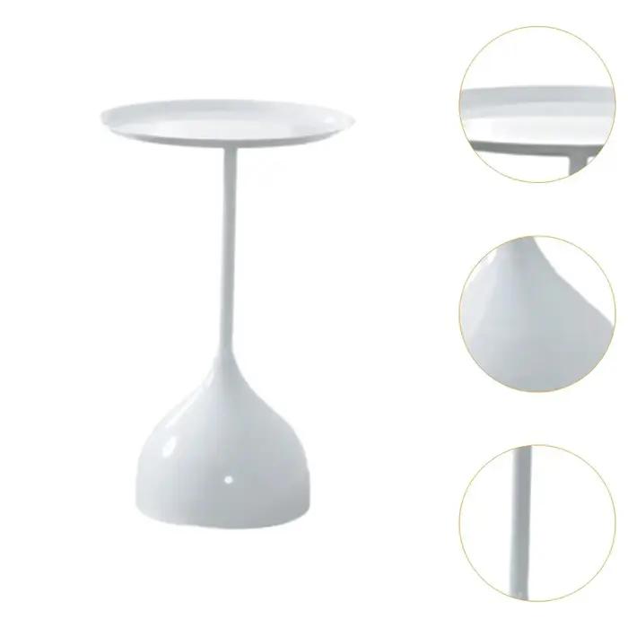 Table d'appoint ronde Table basse fer Art Base décor meubles boisson bureau table de nuit pour balco