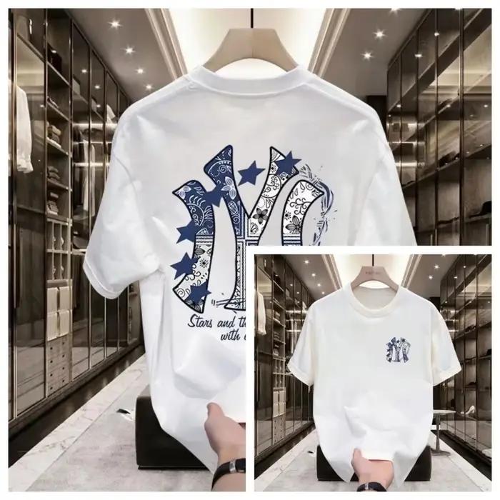 Nouveau T-shirt décontracté à manches courtes pour hommes et femmes, version été, tendance, coupe am