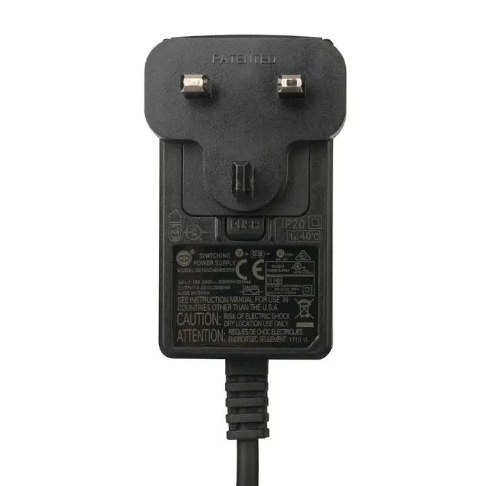 Adaptateur d'alimentation pour tondeuse à cheveux pour hommes, chargeur rapide, prise européenne et