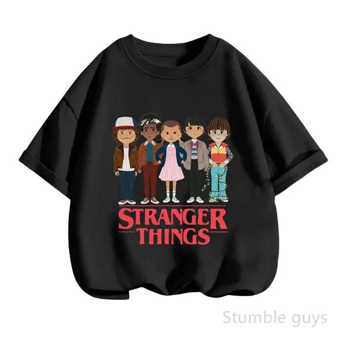 T-shirt en coton doux pour enfants, vêtements d'été pour garçons et filles, t-shirt à manches courte