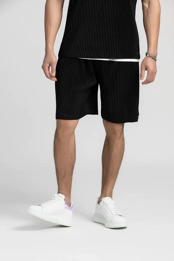 Miyake short plissé pour hommes vêtements Shorts décontractés amples vêtements d'été pour hommes Sho