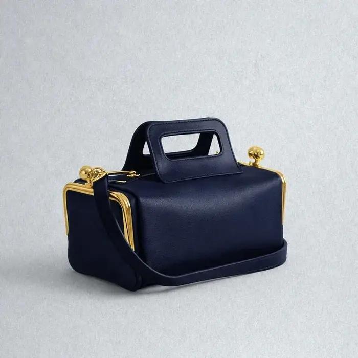 Sac de voyage élégant de couleur unie, sac de luxe de grande capacité en cuir, sacs à couches pour f