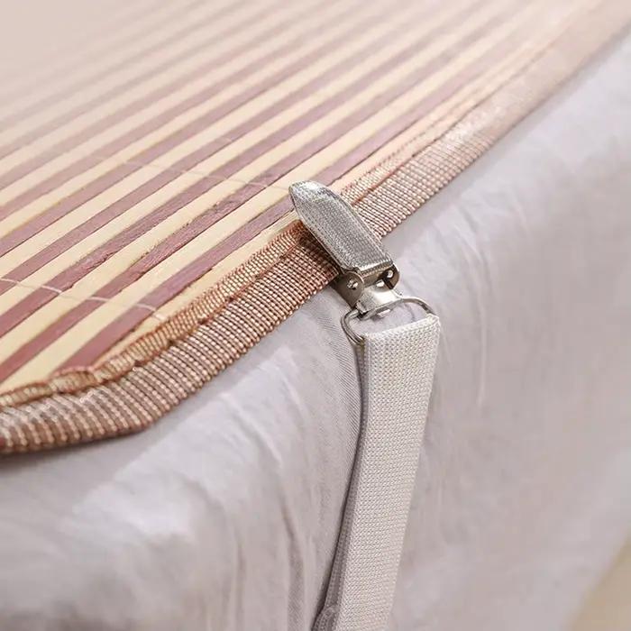 Clips pour drap de lit réglables ensemble de 4 élastiques attaches pour maison hôtel confort literie moderne élégance nocturne