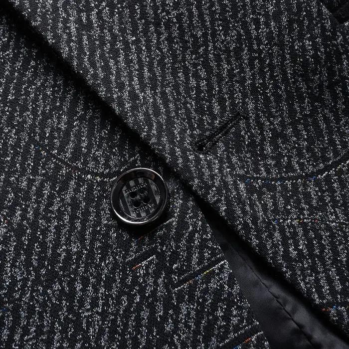 Le nouveau blazer de costume ajusté pour homme, à deux boutons et à simple boutonnage, idéal pour le