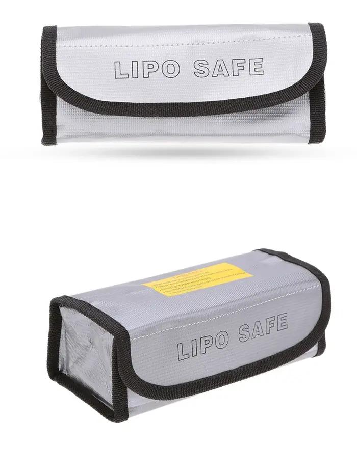 185x75x60mm carré RC LiPo sac de sécurité batterie sécurité ignifuge antidéflagrant garde batterie P