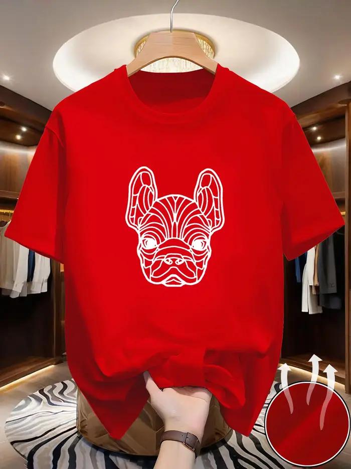 T-shirt pour homme à manches courtes et col rond, doté d'un mélange de tissus doux et confortables,