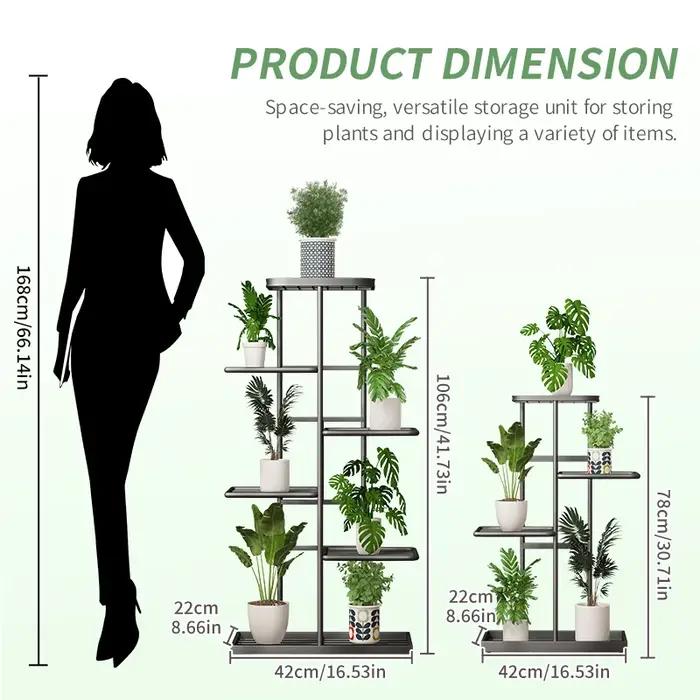 Support de plantes pour fleurs, support de fleurs, support de fleurs, pot de fleurs, étagère de rang