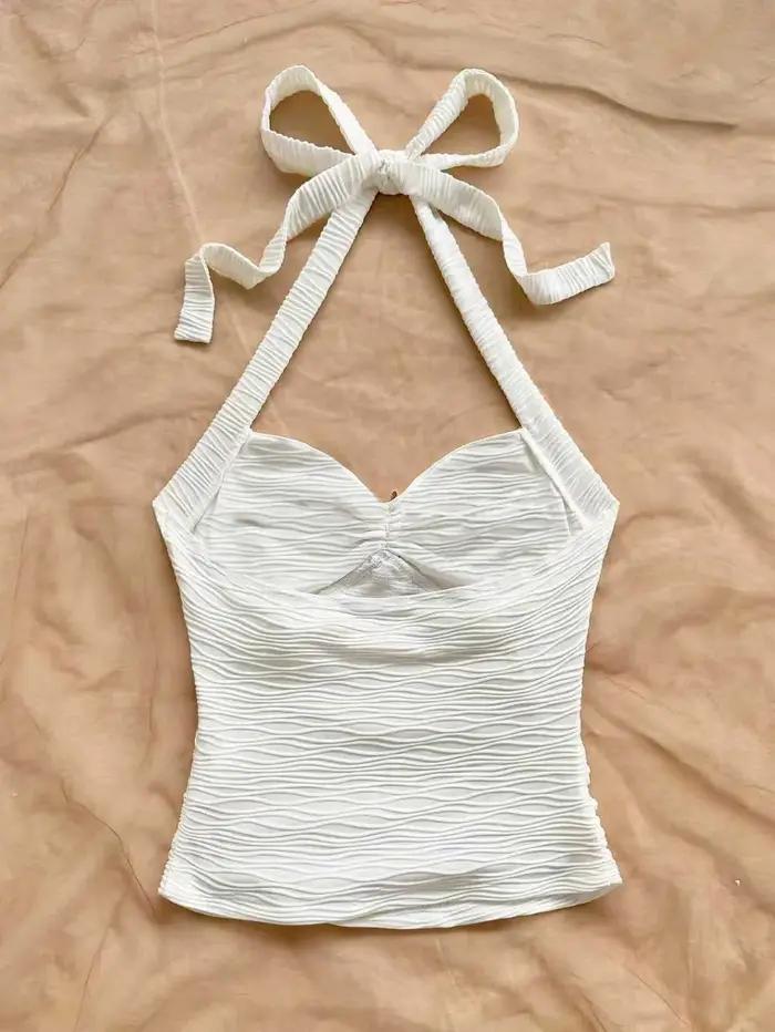 Cravate à bretelles pour femmes, décoration de coquille d'étoile de mer, gilet en tissu tricoté à bo
