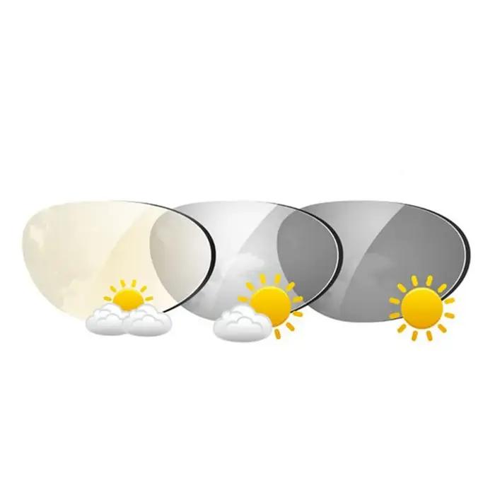1.56 Asp index Prescription Anti-bleu ordinateur téléphone lentilles solaires photochromiques camélé