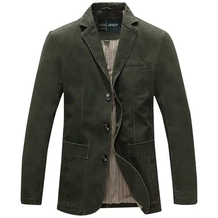 Blazer ample pour hommes d'âge moyen, mode Business, Style britannique, costume décontracté, trois b