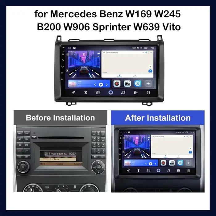 Autoradio Android pour Mercedes Benz B200, Sprinter, W906, W639, Classe Wrationnelle, Limitation W24