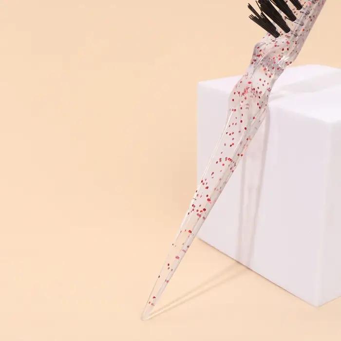 Brosse à cheveux en cristal, utilisée pour combler le côté et l'arrière des cheveux, adaptée aux hom