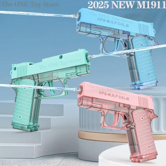 Pistolet à eau M1911, jouet d'été, fête à la piscine, jeux de tir sur la plage, jouets d'extérieur,