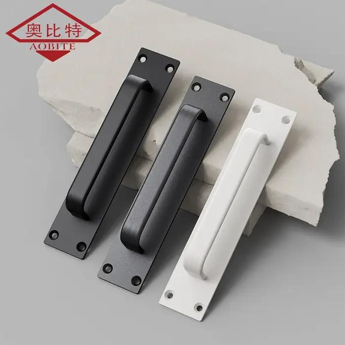 Poignée de porte sans perçage en alliage d'aluminium pour portes, fenêtres, portes coulissantes, portes coulissantes en verre et tiroirs d'armoire élégante pour la décoration intérieure et les occasions spéciales