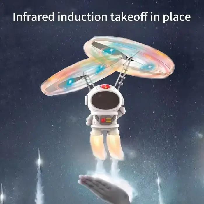 Drone robot volant Shoous droiting pour enfants, avion, drone solitaire à la main, jouets d'extérieu