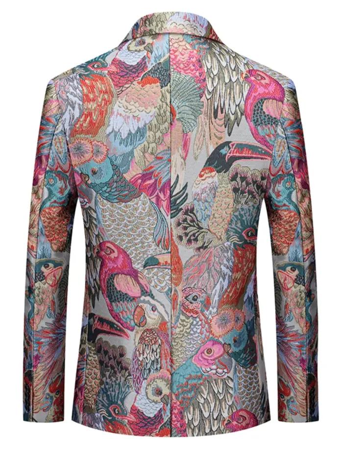 Vestes Jacquard Slim Fit trempées pour hommes, haut de gamme, luxe, haute qualité, scène sociale, sm