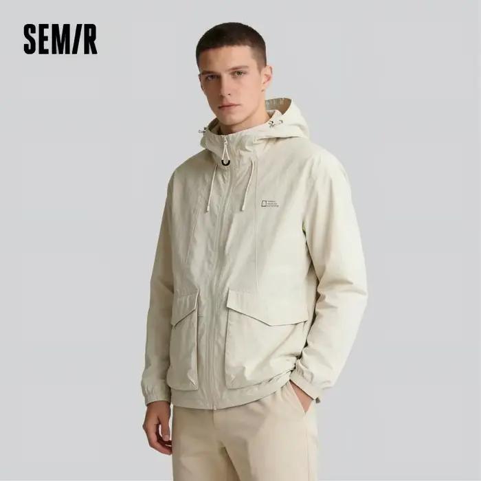 Veste UV Homme Semir 2026 à Capuche Coupe Ample Sensation Fraîche Style Couple Décontracté Tendance