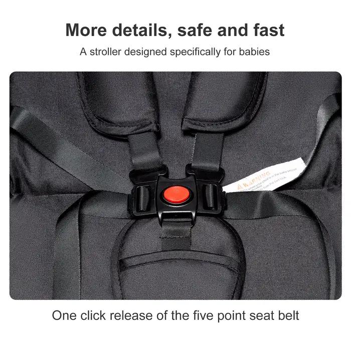 Poussette de luxe 3 en 1 pour bébé, avec siège auto et berceau, landau de paysage haut, légère, faci