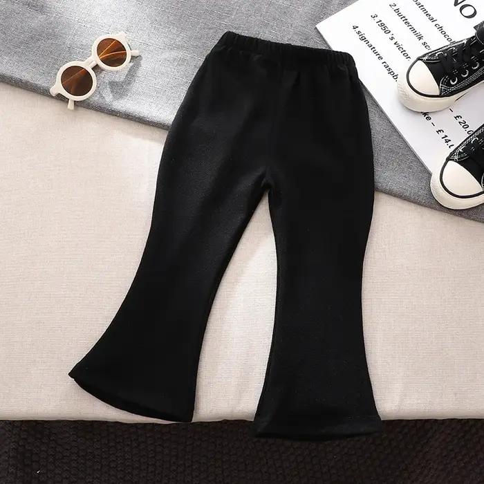 Printemps automne bébé filles pantalon Version coréenne enfants pantalons évasés 1-6 ans enfant Legg