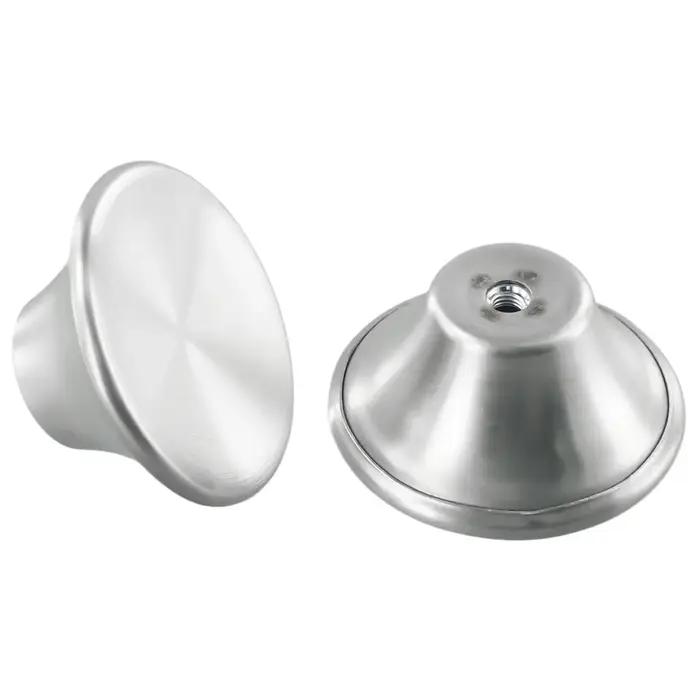 Boutons de couvercle de Pot en acier inoxydable, 2 pièces, poignée de couvercle de Pot, matériel de
