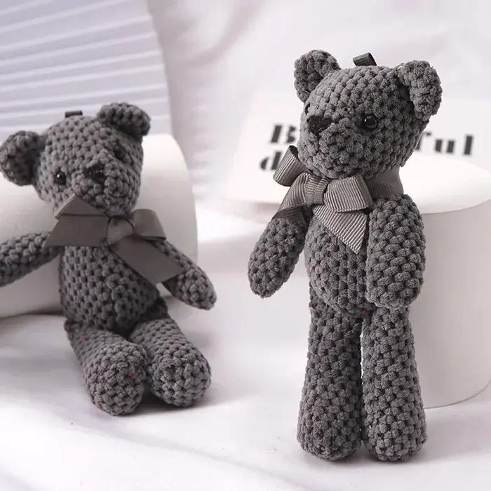 Ours en peluche ananas doux de 16cm, Mini ours en peluche, poupées, petit cadeau pour fête de mariag
