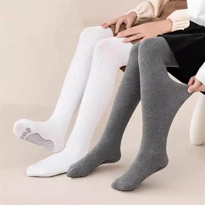 Collants à rayures de couleur unie pour enfants de 3 à 15 ans, Leggings de danse pour filles, printe