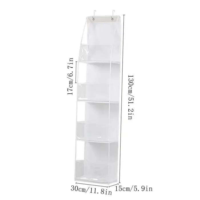 Sac suspendu en tissu multifonctionnel pour derrière la porte, sac de rangement multicouche, organis