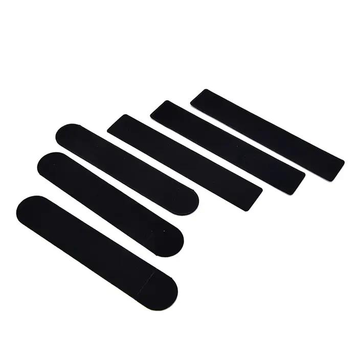 Étui à crayons en velours floqué de tension noire, poudre, sac d'emballage pour stylo, 10 pièces