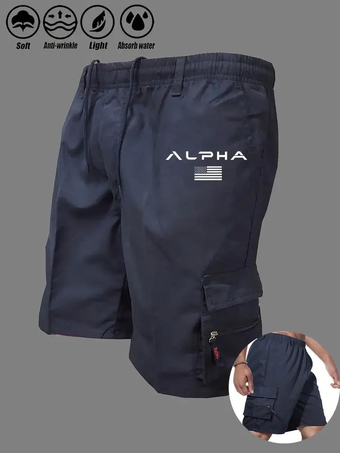 Shorts cargo imprimés drapeau américain, shorts aigle du Jour de l'Indépendance, shorts cargo d'été