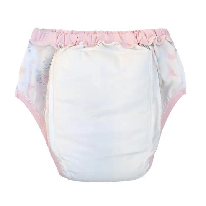 Lapin de ballet dansant rose imperméable à l'eau adulte bébé pantalons d'entraînement DDLG couches r