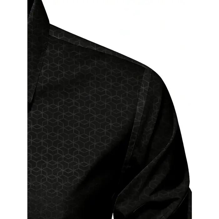 Chemise noire pour homme FGKKS, neuve, de luxe européenne, à carreaux, manches longues, élégante, dé