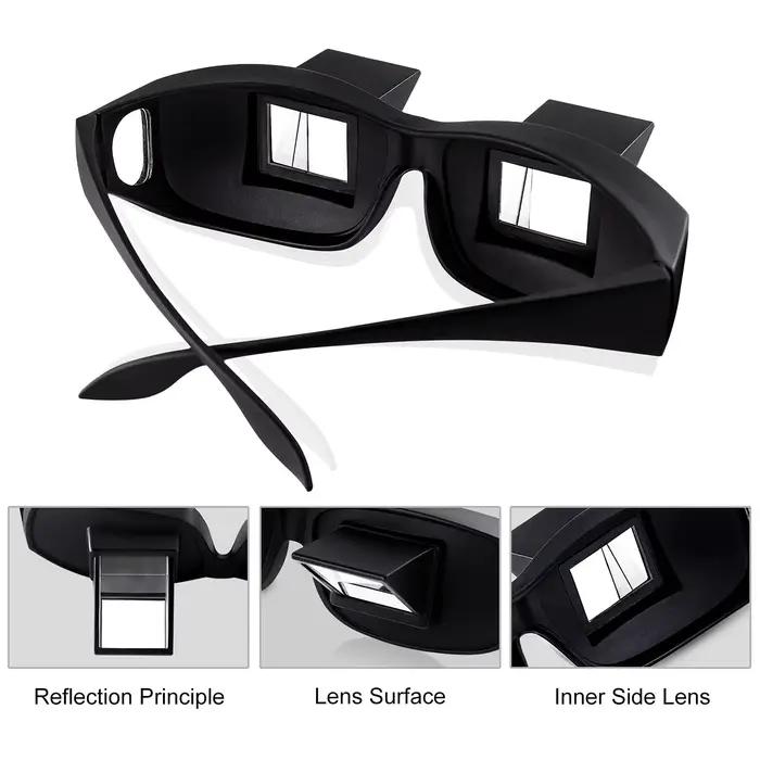 Lunettes periscopes créatives et innovantes pour la lecture horizontale assise et la vision de la té