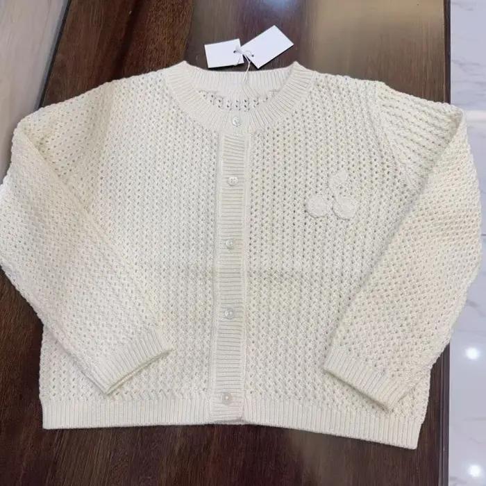 En stock – Nouveauté 2026 – Pulls en coton tricotés roses pour filles – Collection Printemps-Été – V