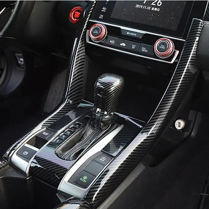 Bandes de panneau de changement de vitesse intérieur de voiture, autocollant de garniture pour Honda