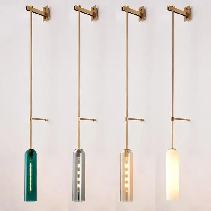 Applique Murale LED en Verre au Design Nordique Moderne, Luminaire Décoratif d'Nik, Idéal pour une C