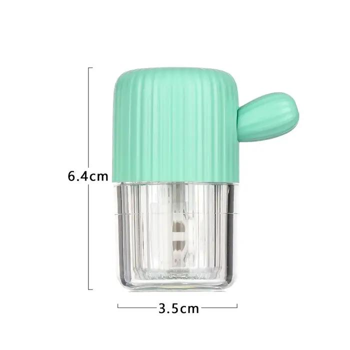 Lave-lentilles de Contact, Cactus de dessin animé, outils de nettoyage, nettoyeur de lentilles de Co