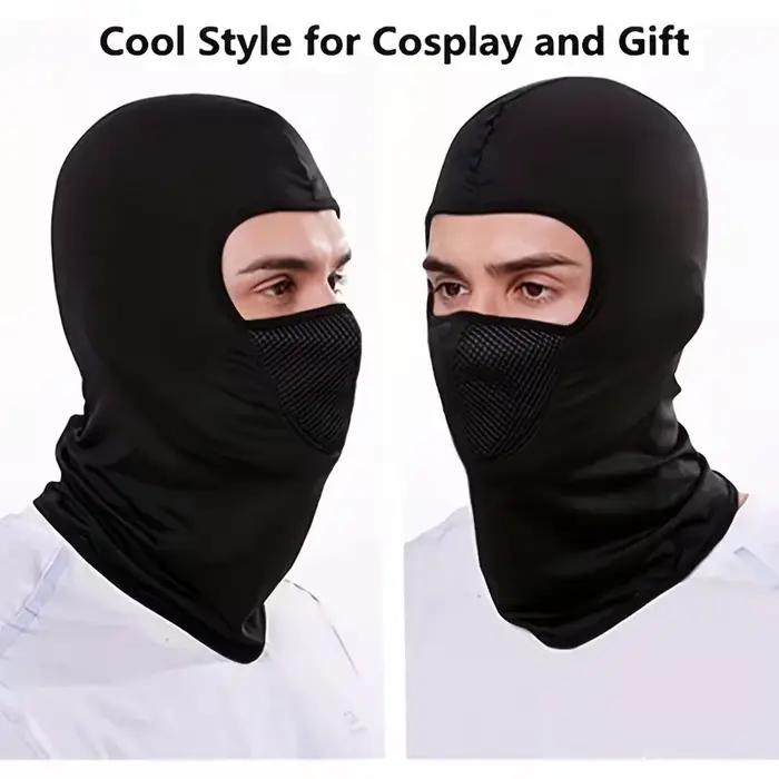 Masque de moto, protection contre le vent et la chaleur, masque intégral respirant, cagoule, écharpe