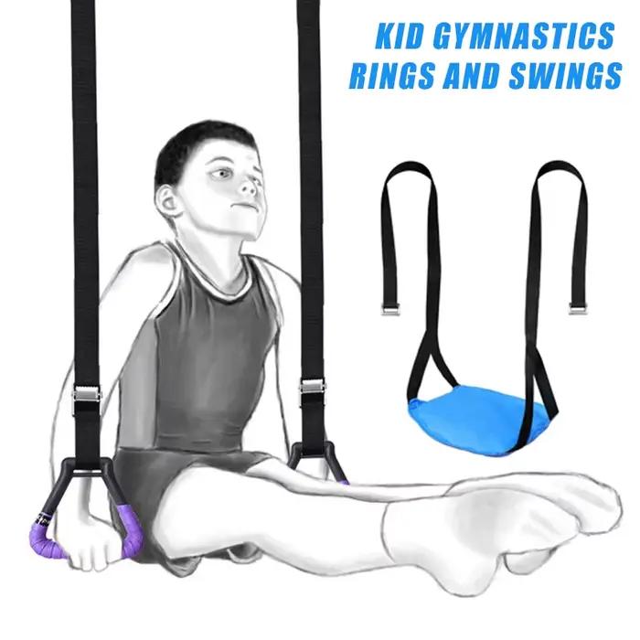 Anneaux de gymnastique jouet de Sport pour enfant anneaux de gymnastique antidérapants avec balançoi