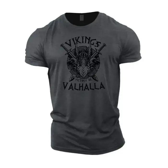 T-shirt col rond pour hommes, respirant et confortable, à la mode, pour entraînement musculaire, let