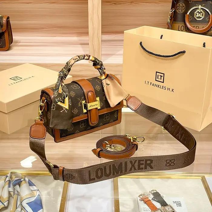 Sac à main de marque pour femmes, sac à bandoulière de styliste, petit sac carré à la mode et haut d
