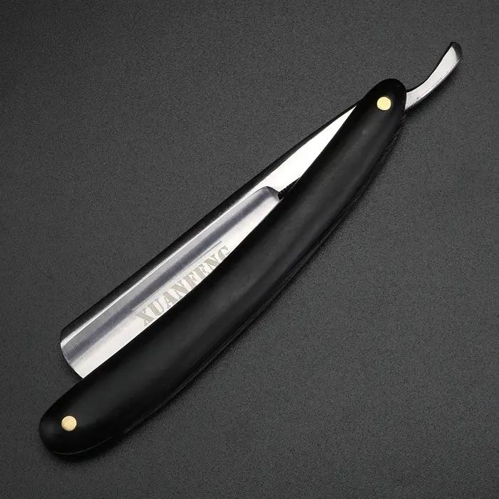 XUAN FENG rasoir pliant traditionnel acier trempé haute dureté rasoir droit pointu rasoir pour homme