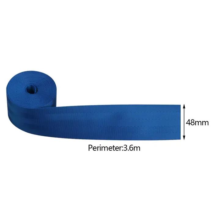 Ceinture de sécurité de voiture large 4.8cm siège de course modifié harnais sangle 3.6m pour enfants sécurité familiale confortable