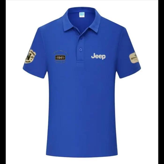 Nouveau t-shirt et polo en coton de haute qualité Jeep 2026, chemise décontractée à manches courtes