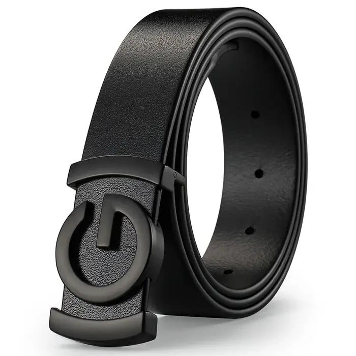 Haute qualité 34mm travail affaires sangle hommes hommes ceintures boucle en métal marque ceinture e